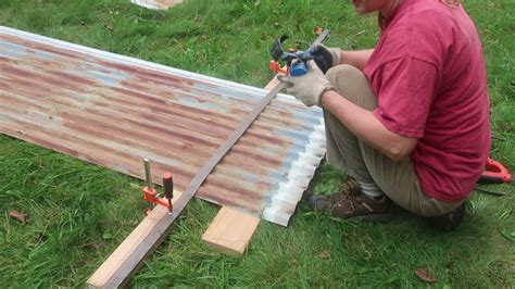 best way to cut corrugated sheet metal|cutting corrugated metal roofing valley.